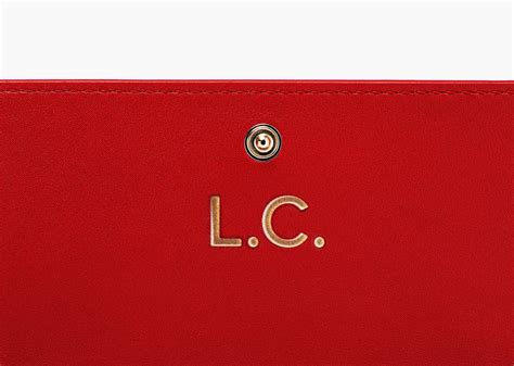 cartier wallet embossing.